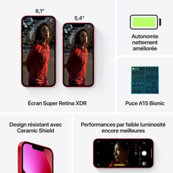 iPhone 13 mini - 512GO - Rouge – Image 4