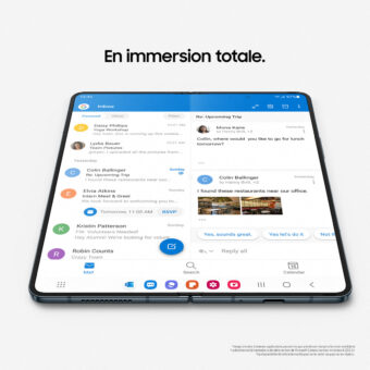 Samsung Galaxy Z Fold4 - 12/512 Go - 5G - Ivoire - Smartphone pliable – Image 8