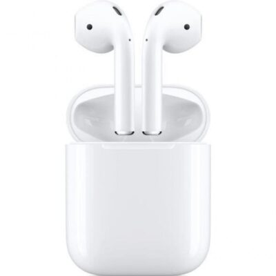 APPLE AirPods 2e génération avec boitier de charge filaire Blanc