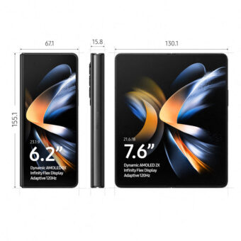 Samsung Galaxy Z Fold4 - 12/512 Go - 5G - Noir - Smartphone pliable – Image 5