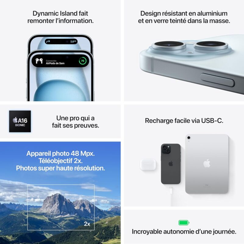 iPhone 15 Plus (256 Go) - Vert – Image 5