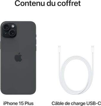 iPhone 15 Plus (256 Go) - Noir – Image 4