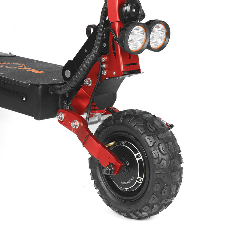 Trottinette électrique pliable tout-terrain Bezior S2 11 pouces, autonomie maximale de 65 km, moteur 1200 W x 2 et batterie 48 V 21 Ah – Image 20
